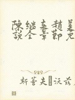 陈继来赵美媛小说全章节免费阅读