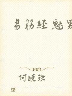 易筋经 魅男封面