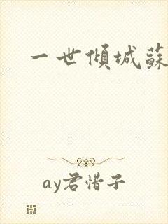 一世倾城苏小暖