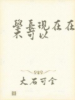 学长现在在上课不可以