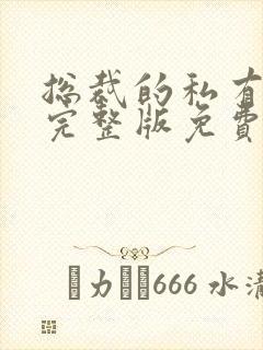 总裁的私有宝贝完整版免费阅读封面