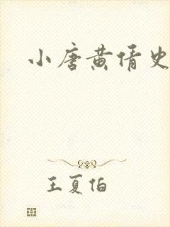小唐黄倩史