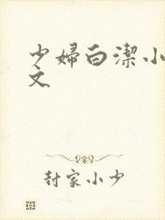 少妇白洁小说全文