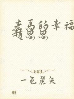 老马的幸福生活赵思思