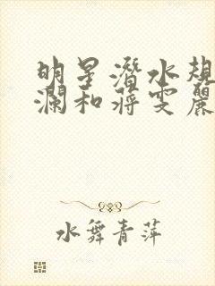 明星潜水规则杨澜和蒋雯丽