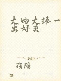 大肉大捧一进一出好爽