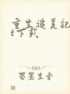 重生追美记txt下载