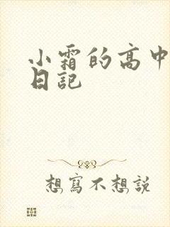 小霜的高中成长日记