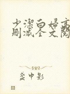 少洁白妇高义无删减全文阅读