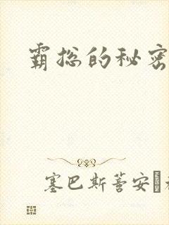 霸总的秘密教学封面