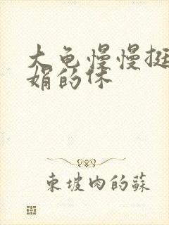 大龟慢慢挺进张娟的休