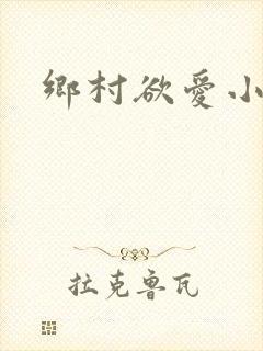 乡村欲爱小说封面