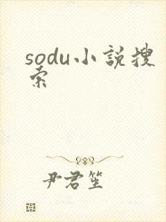 sodu小说搜索