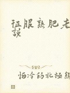 征服熟肥老妇小说