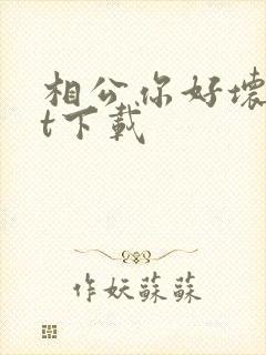 相公你好坏txt下载