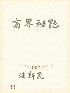 商界秘艳封面