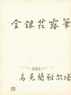 金银花露笔趣阁封面