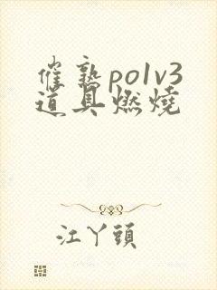 催熟po1v3道具燃烧