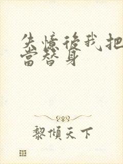 失忆后我把渣攻当替身