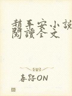 赵平安小说免费阅读全文