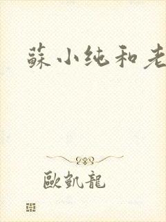 苏小纯和老苏封面