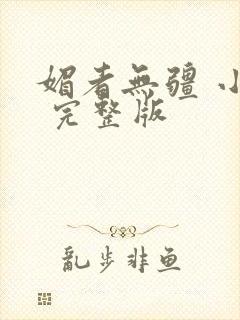 媚者无疆 小说 完整版