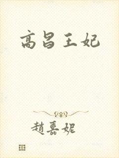 高昌王妃封面