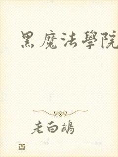 黑魔法学院封面