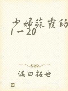 少妇苏霞的沉沦1一20