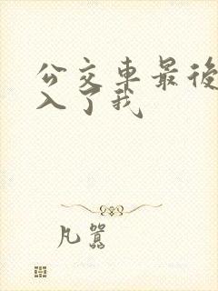 公交车最后一排入了我