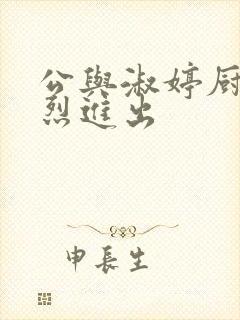 公与淑婷厨房猛烈进出