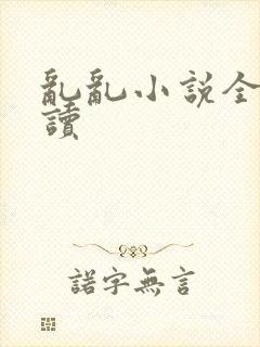 乱乱小说全文阅读