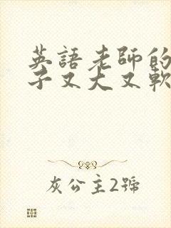 英语老师的小兔子又大又软封面