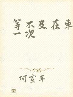 等不及在车里做一次