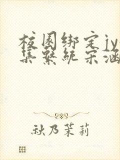 校园绑定jy收集系统宋涵全文免费封面