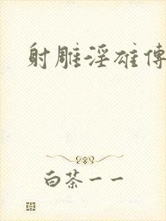 射雕淫雄传封面