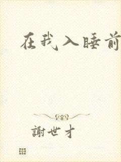 在我入睡前封面