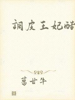 调皮王妃酷王爷封面