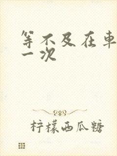 等不及在车里做一次