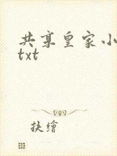 共享皇家小公主txt封面