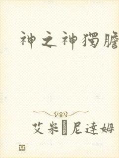 神之神独胆王封面