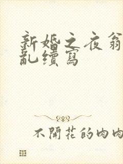 新婚之夜翁莹情乱续写封面