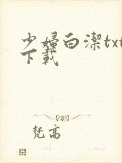 少妇白洁txt下载