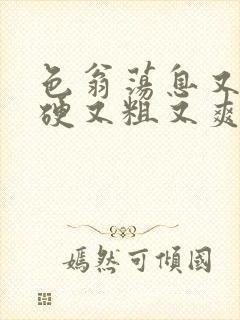 色翁荡息又大又硬又粗又爽电影