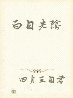 白日光阴