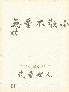 无爱不欢小说txt