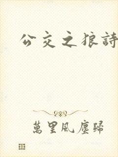 公交之狼诗晴