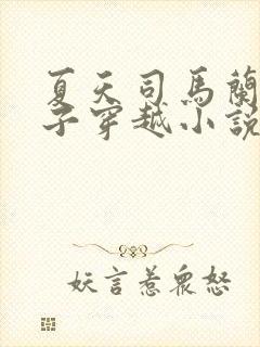 夏天司马兰九皇子穿越小说笔趣阁