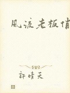 风流老板俏秘书