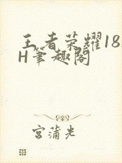 王者荣耀18rH笔趣阁